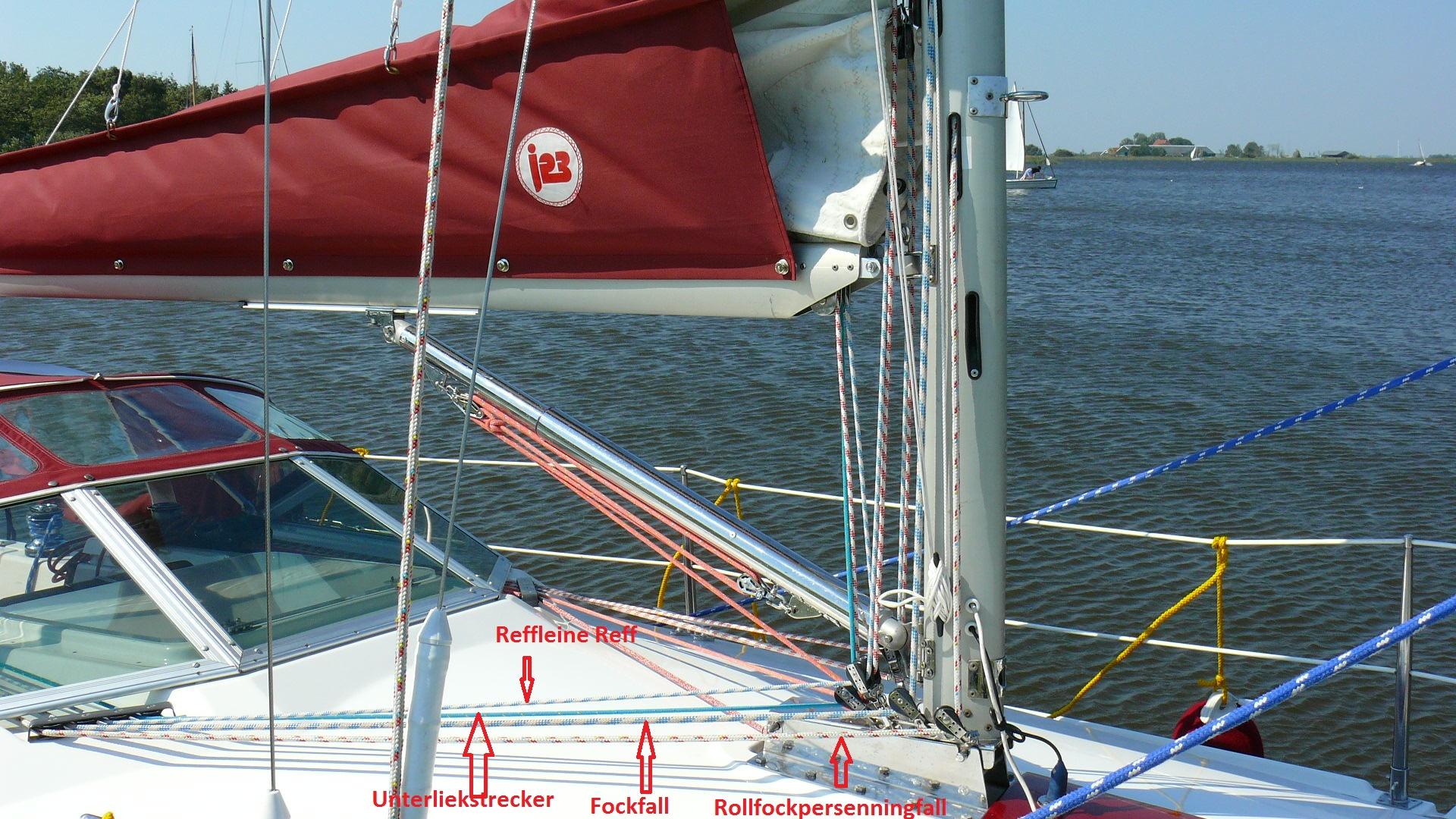 Leinenführung an Deck – Jantar23